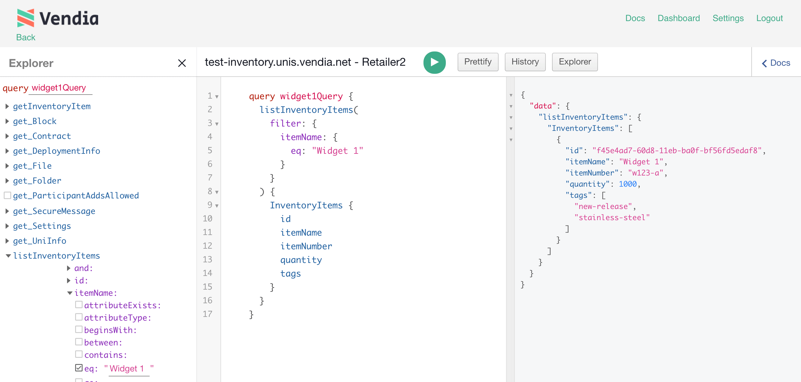 Image of Filtered Query