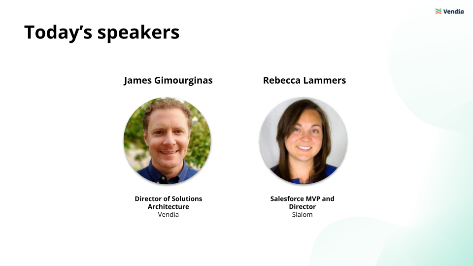 Speakers, Rebecca Lammers, and James Gimourginas