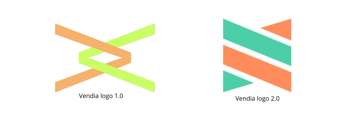 Vendia logo evolution